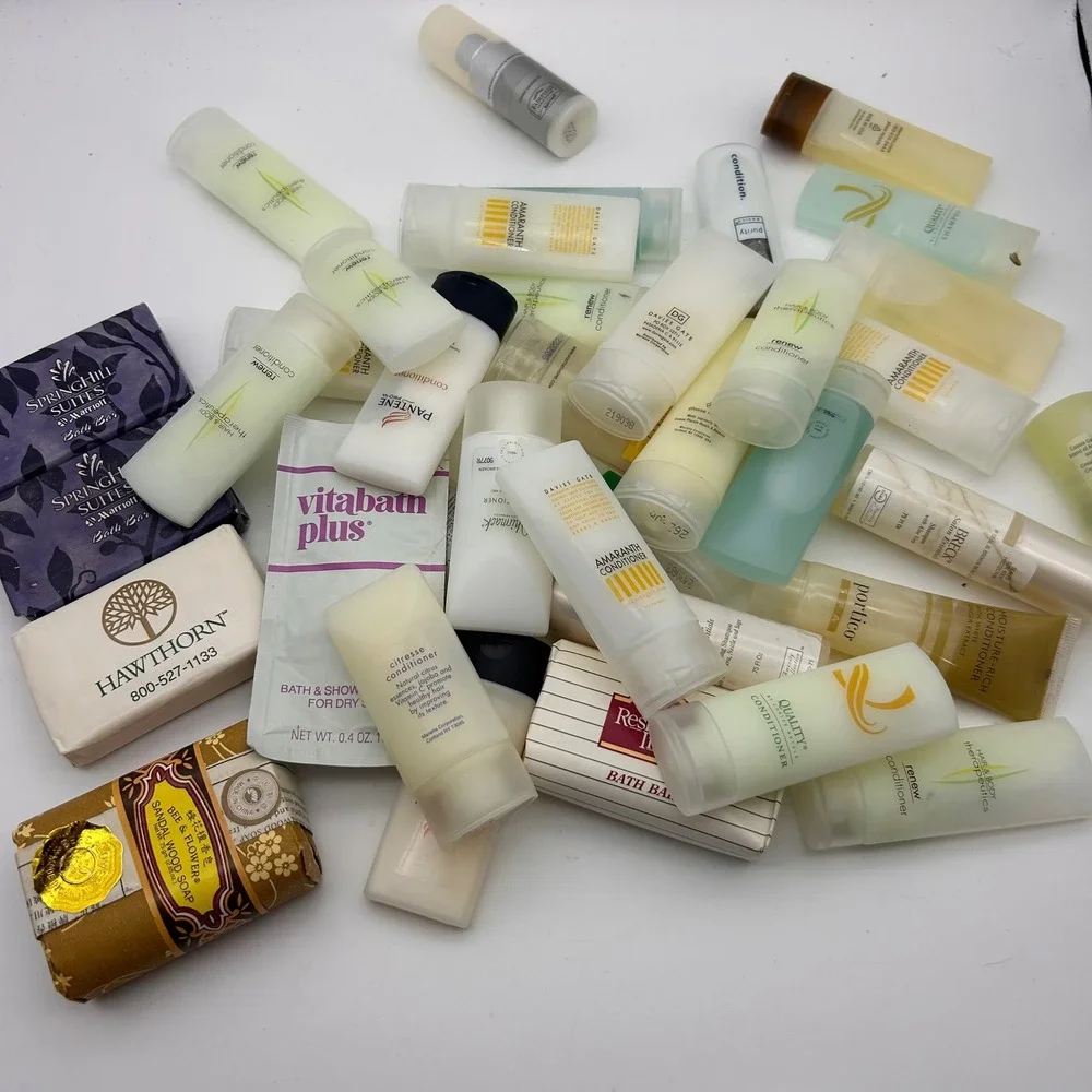 Travel Size Toiletries Bulk Lot Hotel Spa Shampoo Conditioner Soap Pantene Mixed